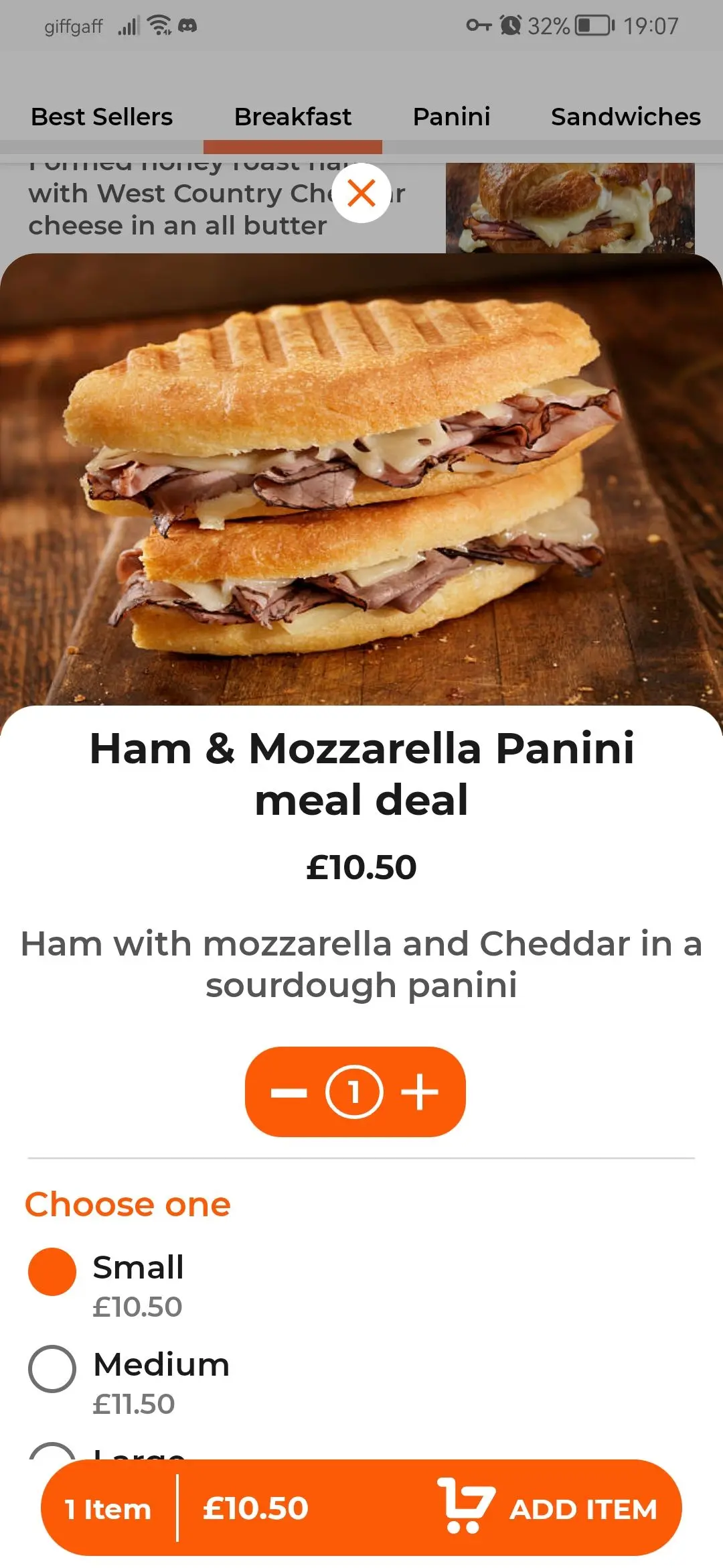 User friendly Ordering