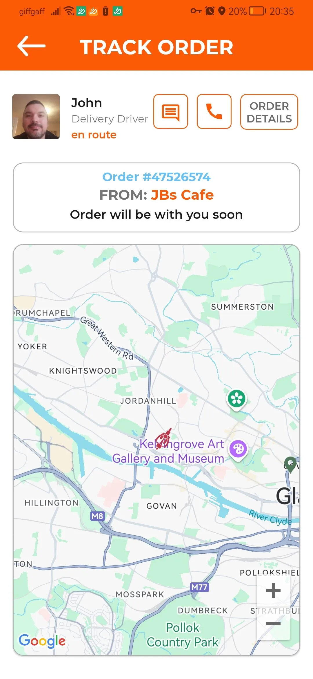 Users: Track Your Delivery